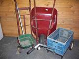 Wheelbarrow, HandTruck, Seeder, and Cart