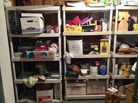 4 sets of these plastic shelves for sale