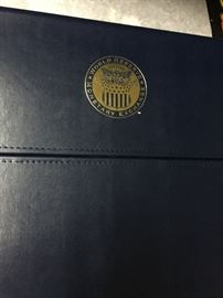 Collectible World Reserve Monetary Exchange U.S. Presidential Dollar Coin Book 