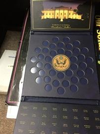 Collectible World Reserve Monetary Exchange U.S. Presidential Dollar Coin Book 