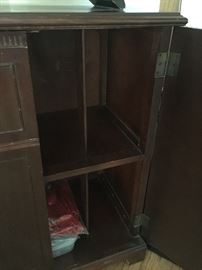 antique record cabinet