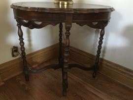 Antique side table - great detail