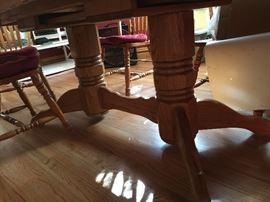 Base of dining room table