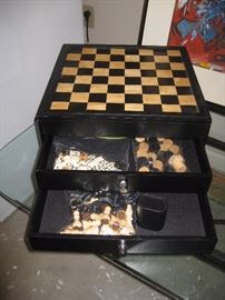 Chess/checkers 2/drawer game board