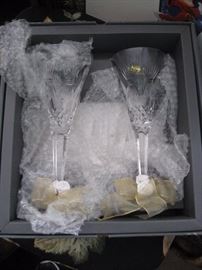 Waterford champagne glasses