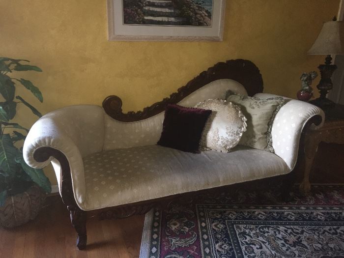 Mahogany Victorian Sofa