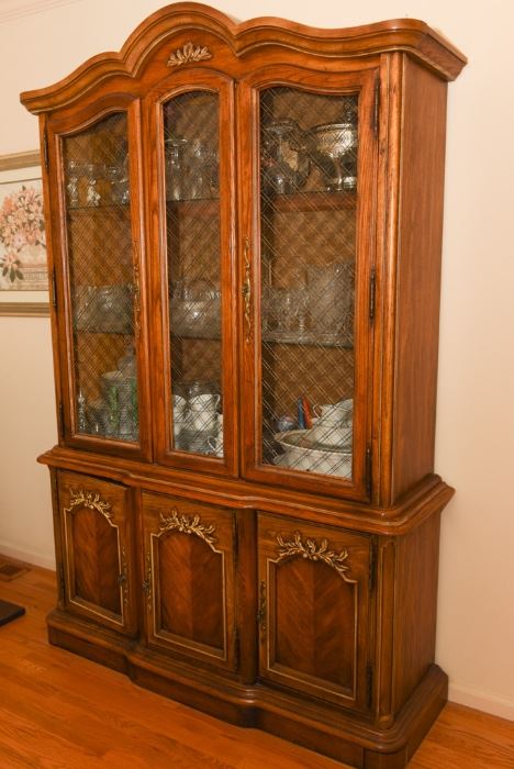 Fruitwood Dining Room Hutch