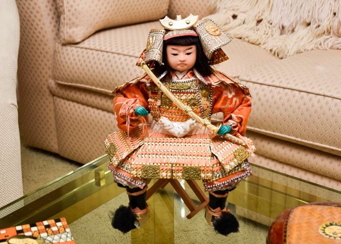 Japanese Samurai Collectible Doll