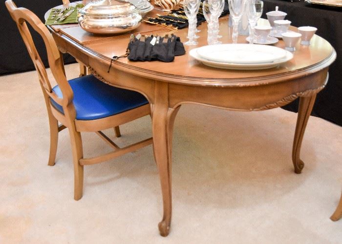 Vintage Dining Table & Chairs