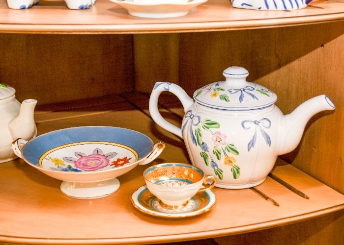 Teapots, Teacups, Porcelain