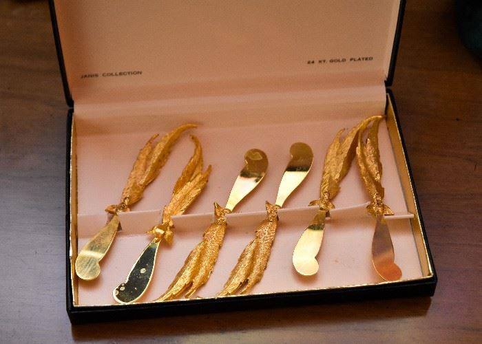 Gold Plated Spreaders / Utensils