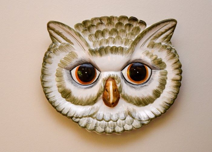 Collectible Owl Plate