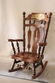 Stenciled Boston rocker