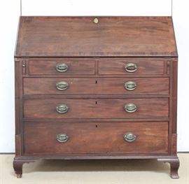 George III slant lid secretary