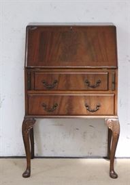 Walnut Queen Anne secretary