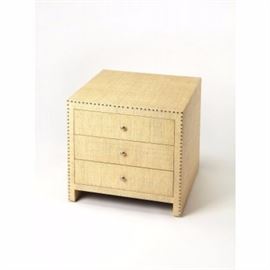 #7938 Danilo Accent chest - RAfia by Butler Specialty