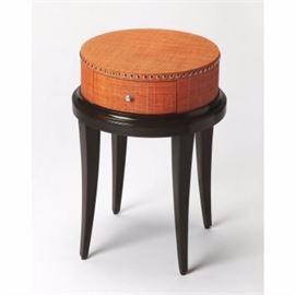 #7949 Hatbox accent table by Butler Specialty