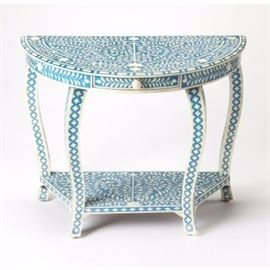 #8041 Darrieux Demilune console table by Butler Specialty