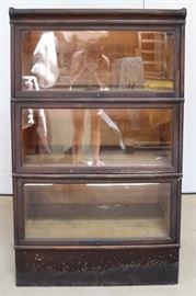 Unusually deep stackable bookcase