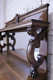 Adorned with griffins