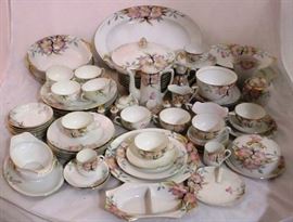 Large set Noritake Azalea with rare demitasse