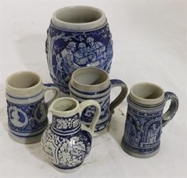 German beer mugs