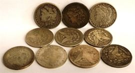 Over 100 silver dollars