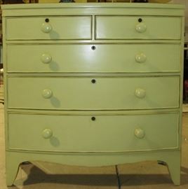 Bow front chest by Somerset Bay