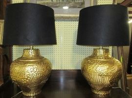 Pair Modern History table lamps