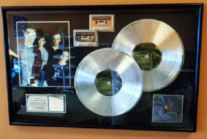 "Jars of Clay" Autographed RIAA Award