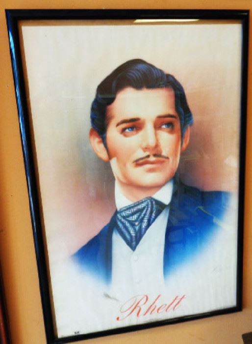 1993 Rhett Butler Poster, Framed
