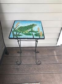 Tile Frog Outdoor/Indoor Table or Stand - $95