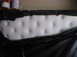 Like new queen pillow top with frame