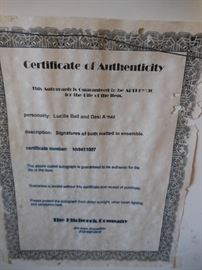 Print authenticity certificate