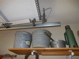 Galvanized buckets