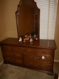 Triple dresser & mirror