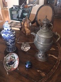 Decorative Pitcher, Covered Urn, Prism, Paperwieght