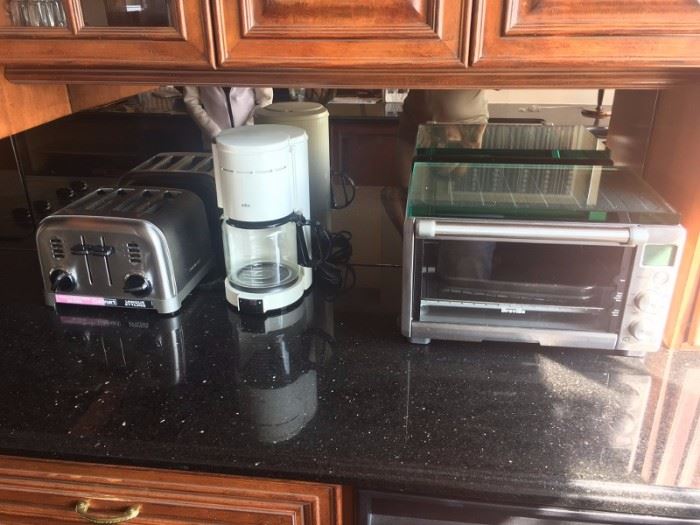 Small Kitchen Appliances - Toaster, Coffee Maker and Toaster Oven