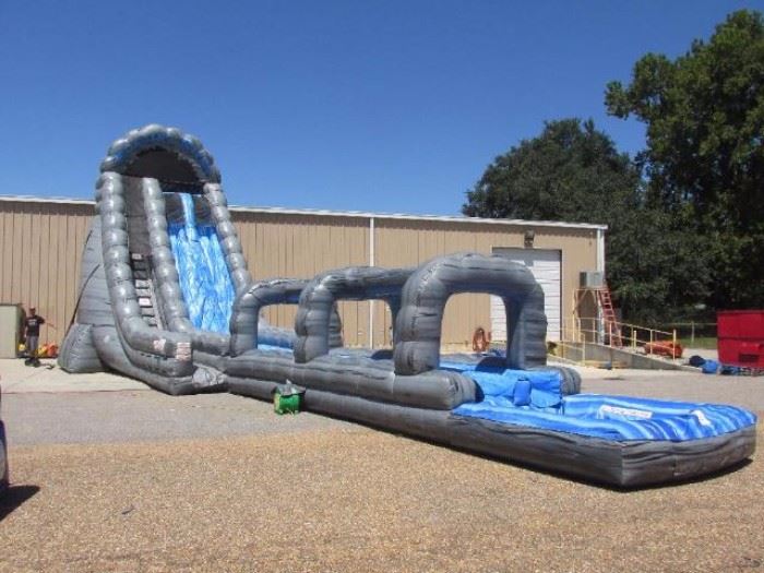 27’ Roaring River Slide with Slip N dip Attachment