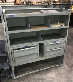Industrial cabinets for a truck or van