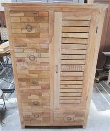 Shutter front armoire