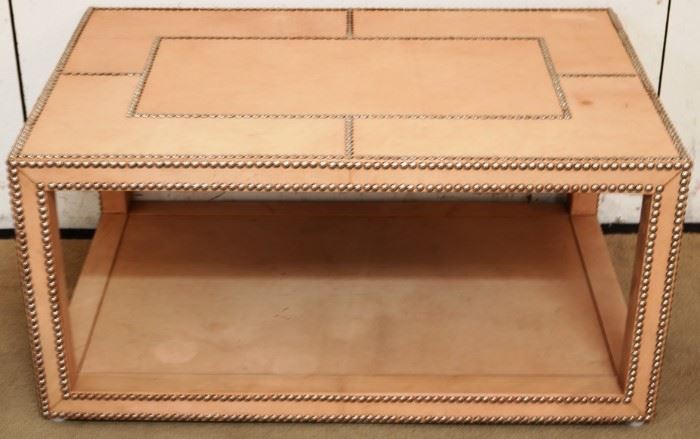 Sarreid leather table