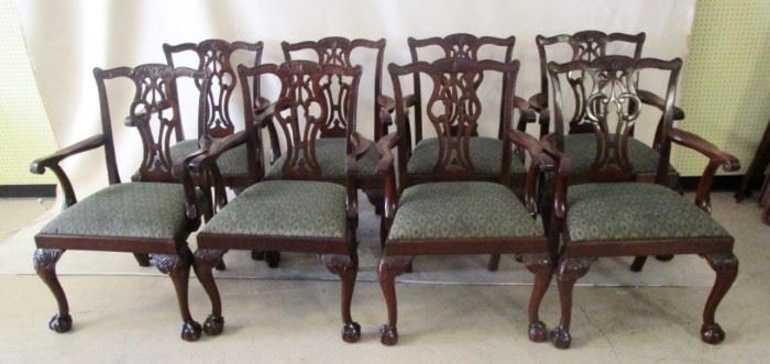 Chippendale chairs by Lexington