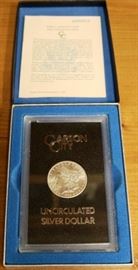 1884 Carson City silver dollar