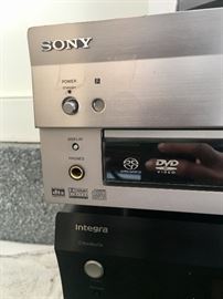 Integra Amplifier, Sony DVD