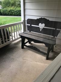 Hand Made Wooden Bench
