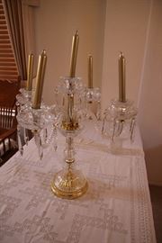 Crystal candelabra 