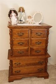 Older wood chest of drawers