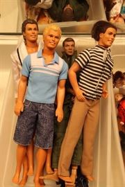 Several boxes of Ken dolls and even a GI Joe!