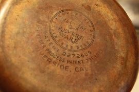Revere Ware with the Riverside CA stamp in great condition
